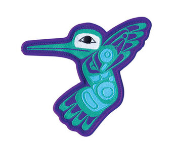 Small Embroidered Patch - Hummingbird by Corey W. Moraes