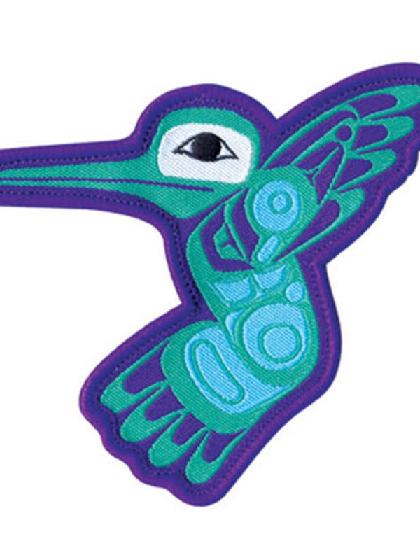Small Embroidered Patch - Hummingbird by Corey W. Moraes