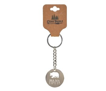 Metal Keychain Mama Bear
