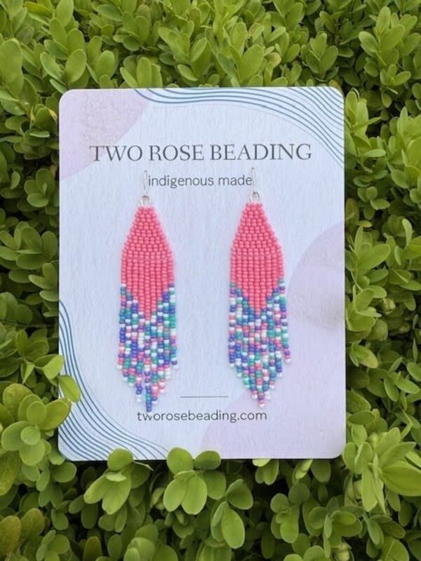 Large Beaded Earrings by Jenn Carman