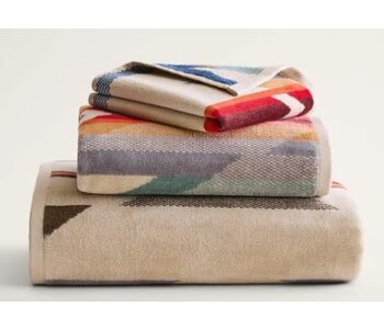 Pendleton 3pc Towel Set Wyeth Trail Tan Multi