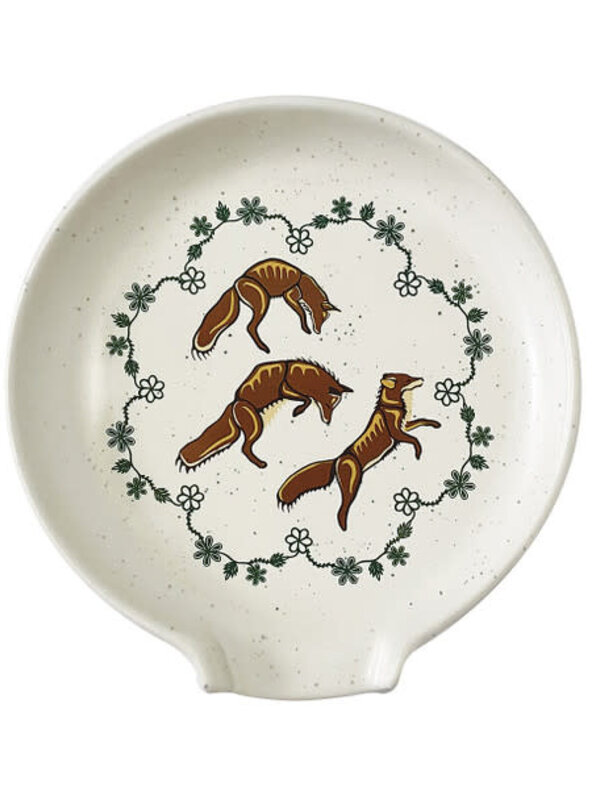 Spoon Rest - Foxes (Wagooshna) by Storm Angeconeb
