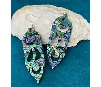 Bilaa Phoenix Feather Earrings by Jada Creations
