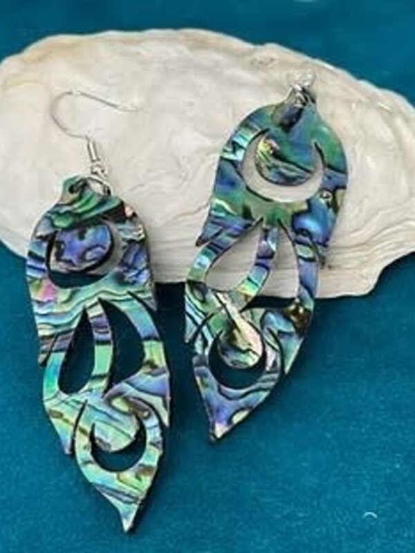 Bilaa Phoenix Feather Earrings by Jada Creations