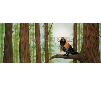 Art Card 6"x9" Cedar is Life by Shelley Davies