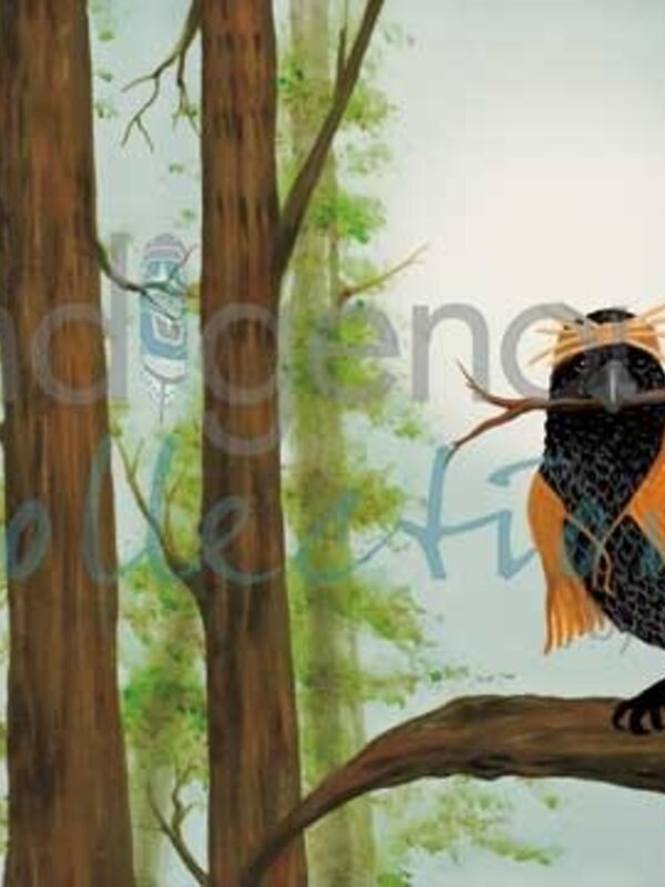 9"x6"Art Card - Cedar is Life by Shelley Davies