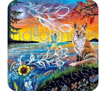 4" Coaster Set Daytime Dreamer by Karen Erickson
