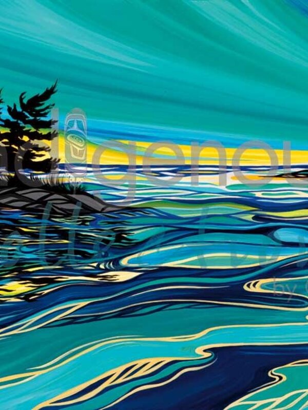 Poster Matted and Framed with Glass - In Life’s Chaos Find Your Calm by  Shawna Boulette Grapentine