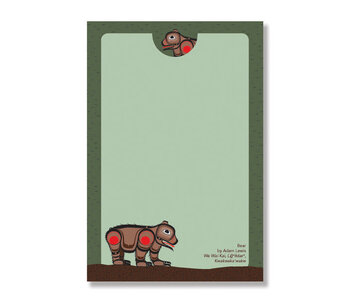 Notepad - Bear by Adam Lewis