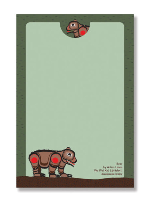 Notepad - Bear by Adam Lewis
