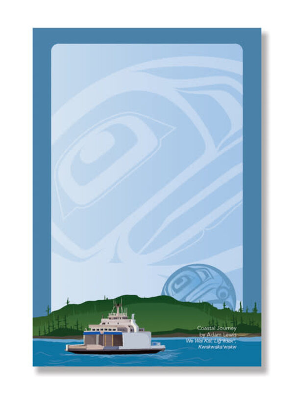 Notepad - Coastal Journey by Adam Lewis