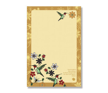 Notepad - Hummingbird (Nenookaasi) by Storm Angeconeb