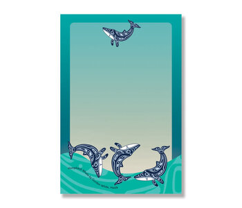 Notepad - Humpback Whale by Gordon White