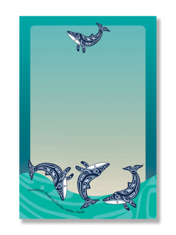 Notepad - Humpback Whale by Gordon White