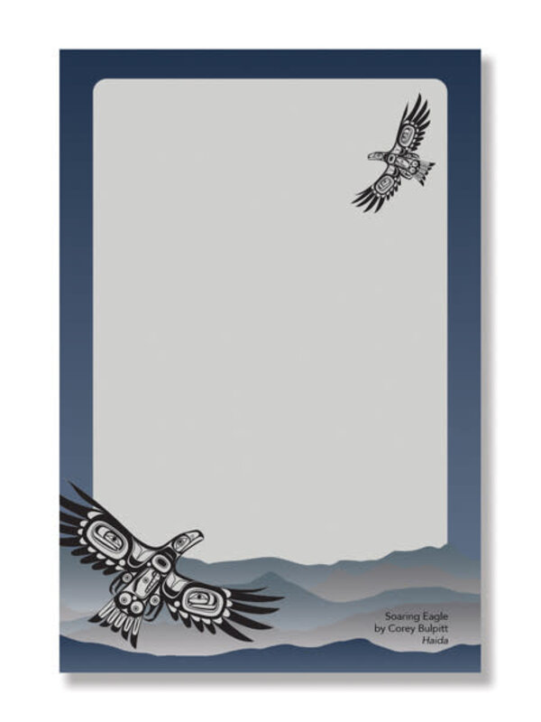 Notepad - Soaring Eagle by Corey Bulpitt