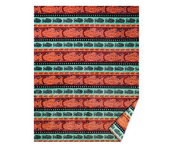 Fleece Blanket - Coho Salmon by Joe Wilson