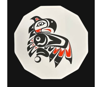 Canvas Art Drum by Garrett - Eagle Mask Dancer