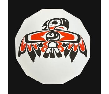Canvas Art Drum by Garrett - Grandmother Eagle