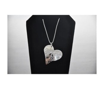 Hand Crafted Silver Eagle Pendant by Vincent Henson