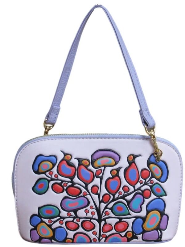 Crossbody Bag - Woodland Floral by Norval Morrisseau