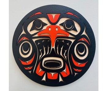 12"Wall Plaque - Hawk by Raven Wolden