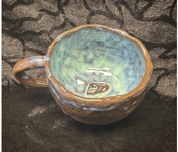 Handmade Pottery blue Mug by Cynthis Robinson