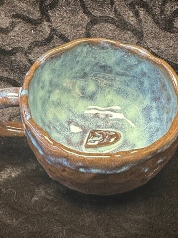 Handmade Pottery blue Mug by Cynthis Robinson