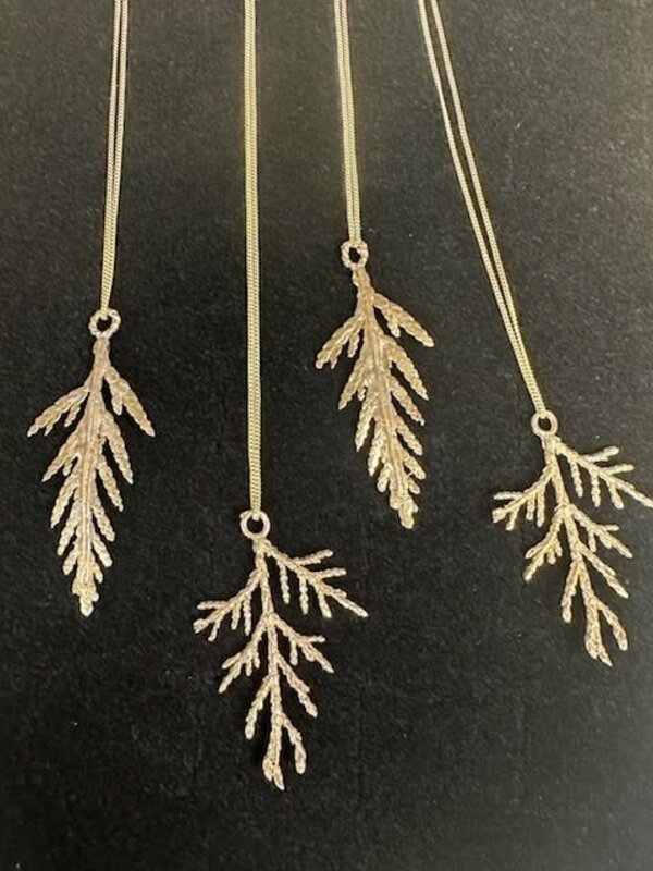 Bronze Cast Cedar Pendant by Michael Hill