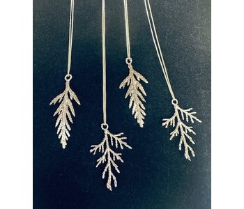 Silver Cast Cedar Pendant by Michael Hill