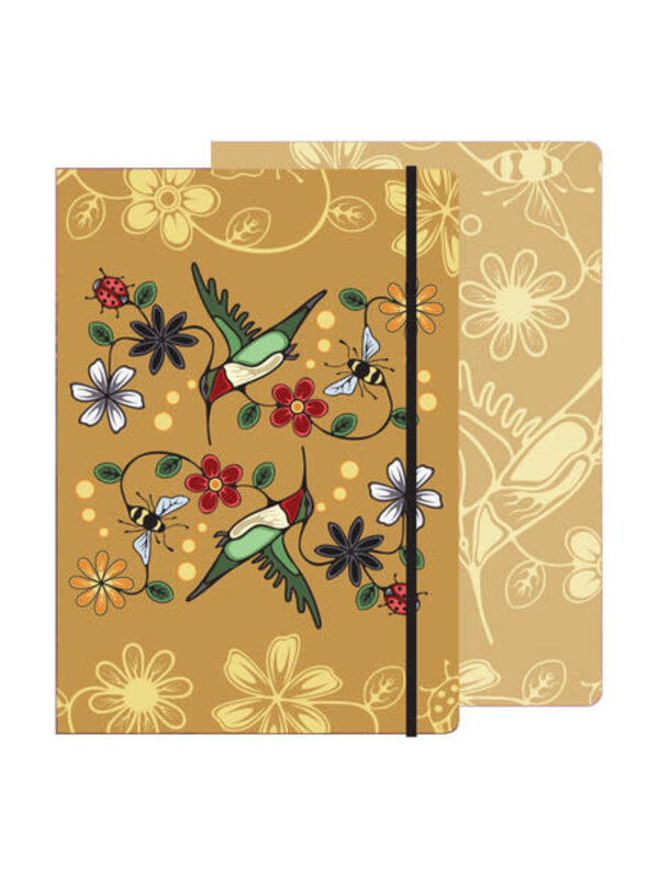 Journal - Hummingbird (Nenookaasi) by Storm Angeconeb