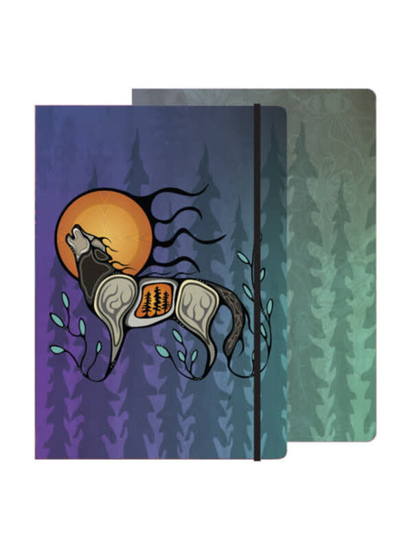 Journal - Wolf (Ma'iingan) by Storm Angeconeb