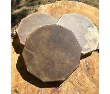 14" sweat lodge Drum -  Buffalo Hide by Darren Charlie
