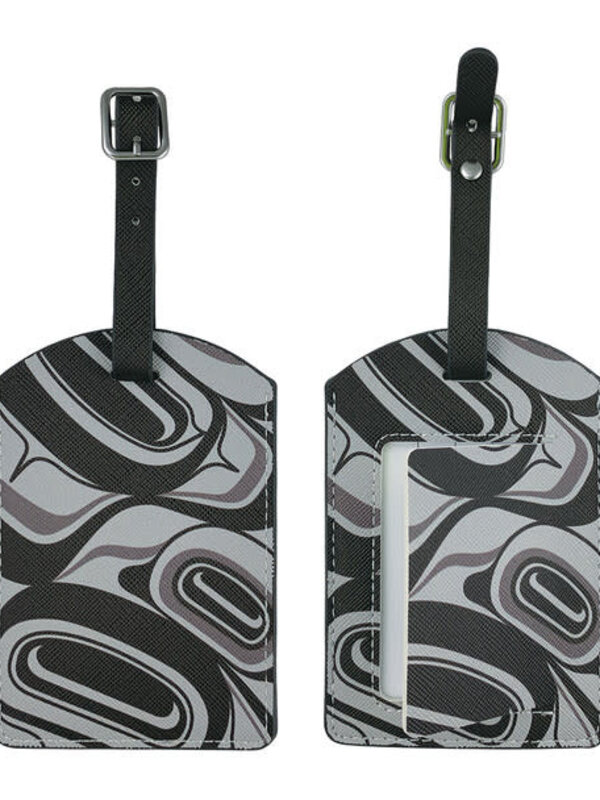 Luggage Tag - Eagle (Black/Grey) by Roger Smith