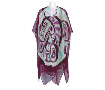 Sheer Fashion Wrap - Swimming into Consciousness by Morgan Asoyuf
