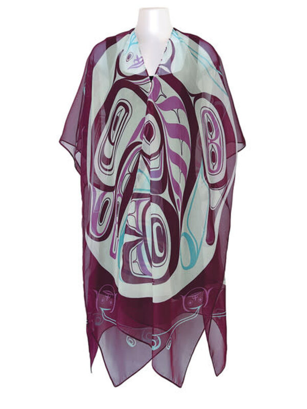 Sheer Fashion Wrap - Swimming into Consciousness by Morgan Asoyuf