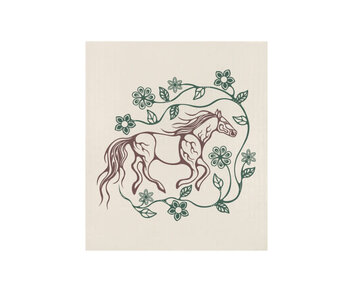 Eco Cloth - Horse (Bebezhigooganzhii) by Storm Angeconeb