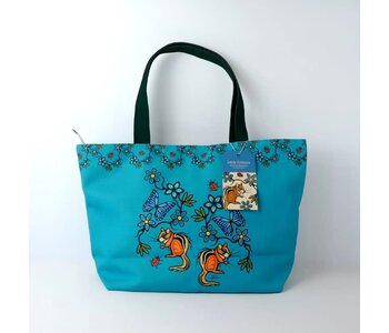 Tote Bag - Little Critters / (Teal) by Storm Angeconeb