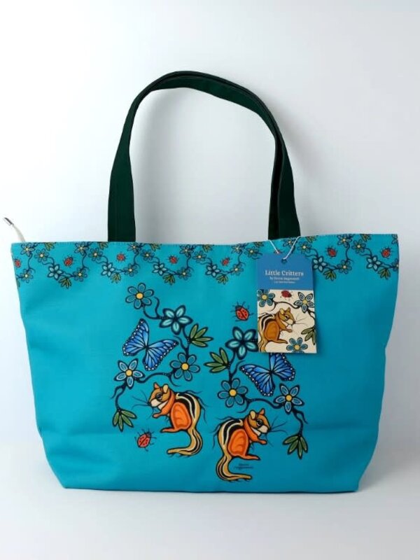 Tote Bag - Little Critters / (Teal) by Storm Angeconeb