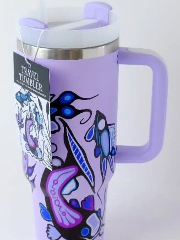 40oz Travel Tumbler by Grand River Evening Cody James Houle
