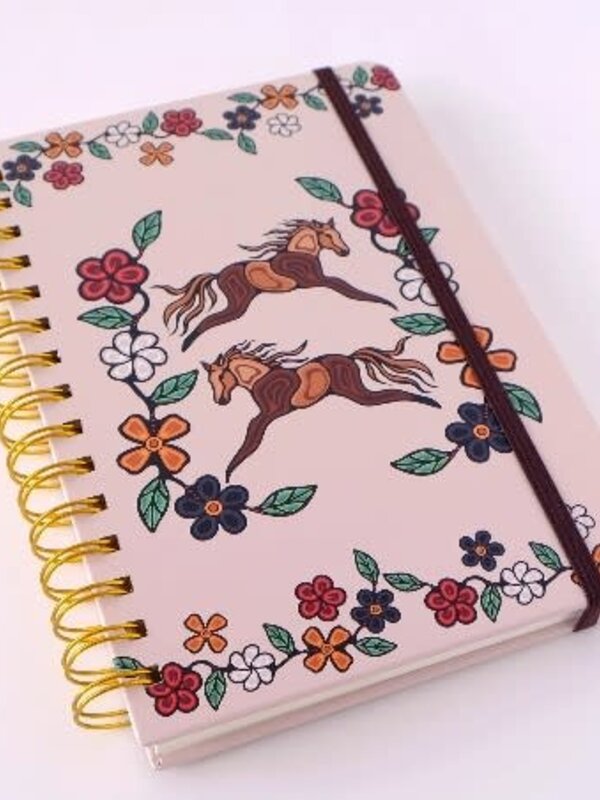 Spiral Journal "Horses" by Storm Angeconeb