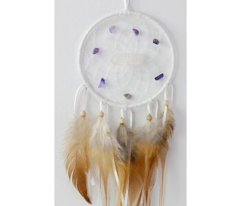 4" Vision Seeker Dream Catcher - White