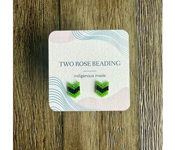 Beaded Stud Earrings by Jenn Carman