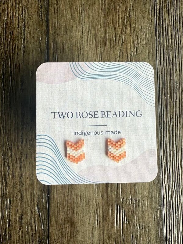 Beaded Stud Earrings by Jenn Carman