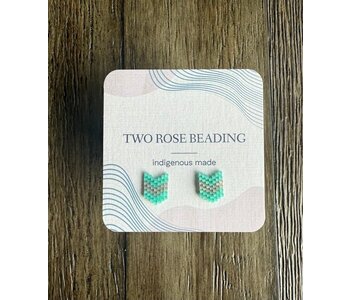 Beaded Stud Earrings by Jenn Carman