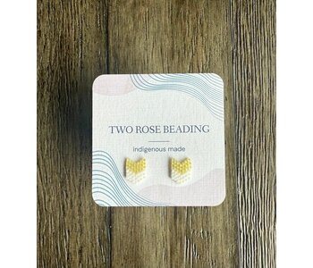 Beaded Stud Earrings by Jenn Carman
