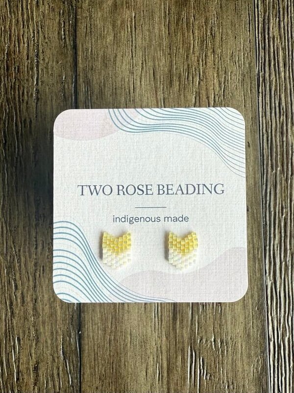 Beaded Stud Earrings by Jenn Carman