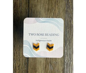 Beaded Stud Earrings by Jenn Carman