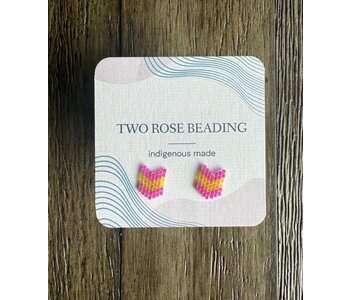 Beaded Stud Earrings by Jenn Carman