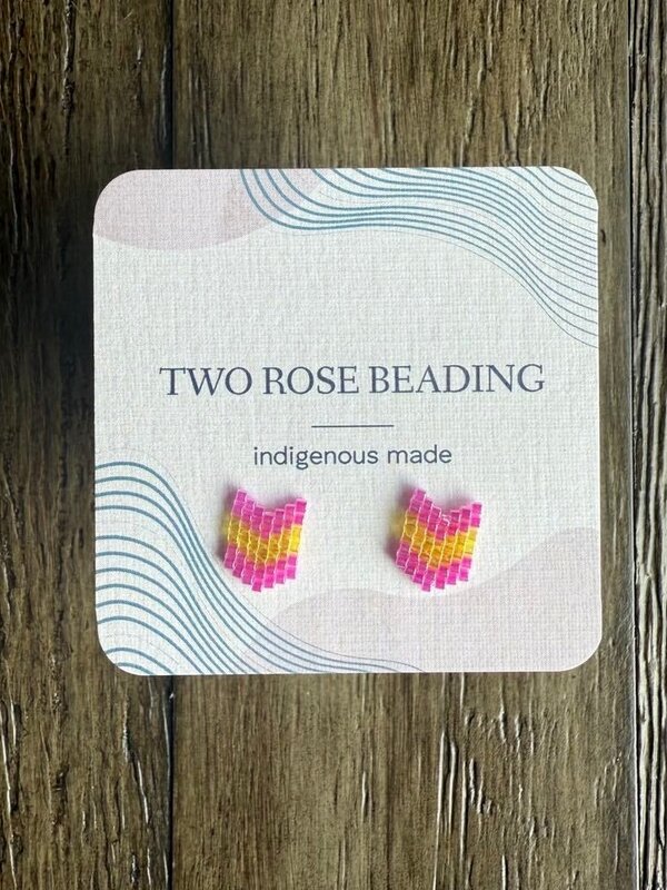 Beaded Stud Earrings by Jenn Carman