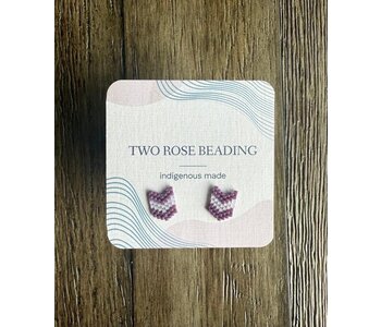 Beaded Stud Earrings by Jenn Carman